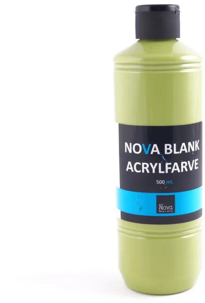 Nova akryylimaali kiiltävä 500 ml. Vaaleanvihreä