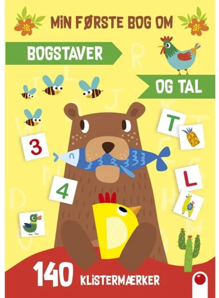 Ensimmäinen kirjani kirjaimista ja numeroista (Nalle) - Harrastus - vihkonen