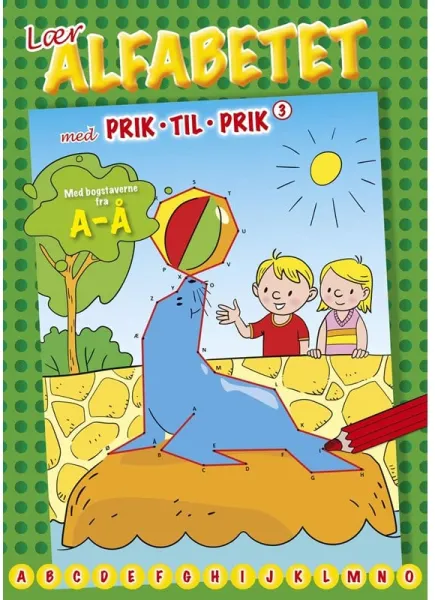 Opi aakkoset yhdistämällä pisteitä (Merileijona) - Harrastus - vihkonen