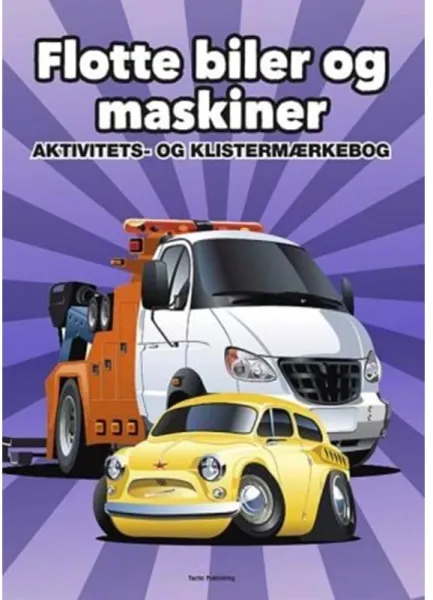 Tactic Games Hienot autot ja koneet -aktiviteetti- ja tarrakirja