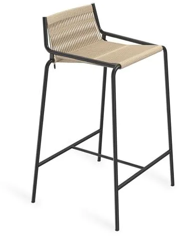 Thorup Copenhagen Noel Baarituoli Musta/Pellava H67 cm
