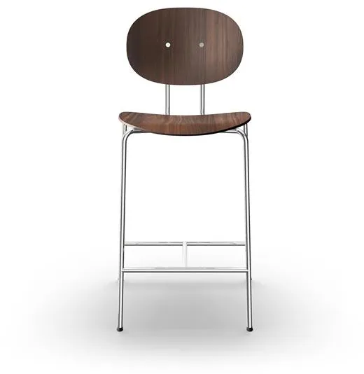 Sibast Furniture Piet Hein Baarituoli Kromi Pähkinä