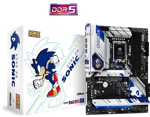 ASRock Z790 PG Sonic -emolevy - Intel Z790 - Intel LGA1700 -liitin - DDR5 RAM - ATX