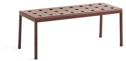 HAY Balcony Matala Pöytä L96,5 x H39 Iron Red