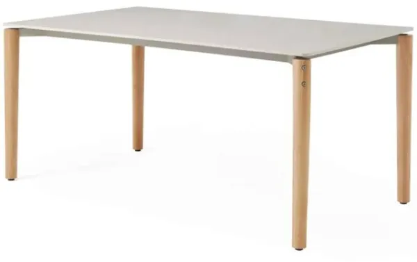 Vipp718 Ulkoilmaruokapöytä 157 cm Keraaminen/Tammi