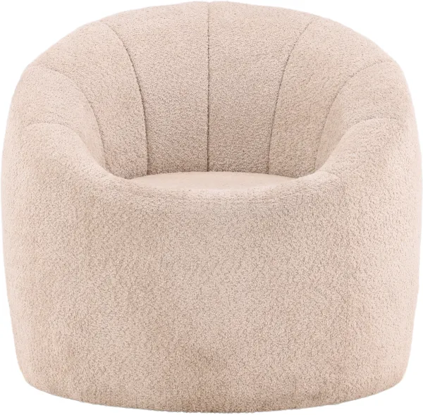 VENTURE DESIGN Warren nojatuoli - beige bouclékangas