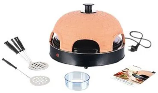 Emerio PO-115984 Pizzarette - Pizzauuni - Terrakotta Oranssi