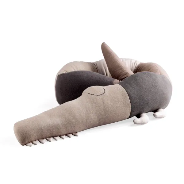 Sleepy Croc neulottu tyyny - seabreeze beige