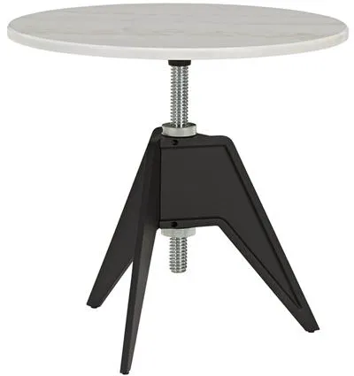 Tom Dixon Screw Sivupöytä Ø60 Valkoinen