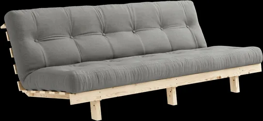 Karup Design Lean Vuodesohva Alpha-patjalla 130x200 Harmaa/Raaka